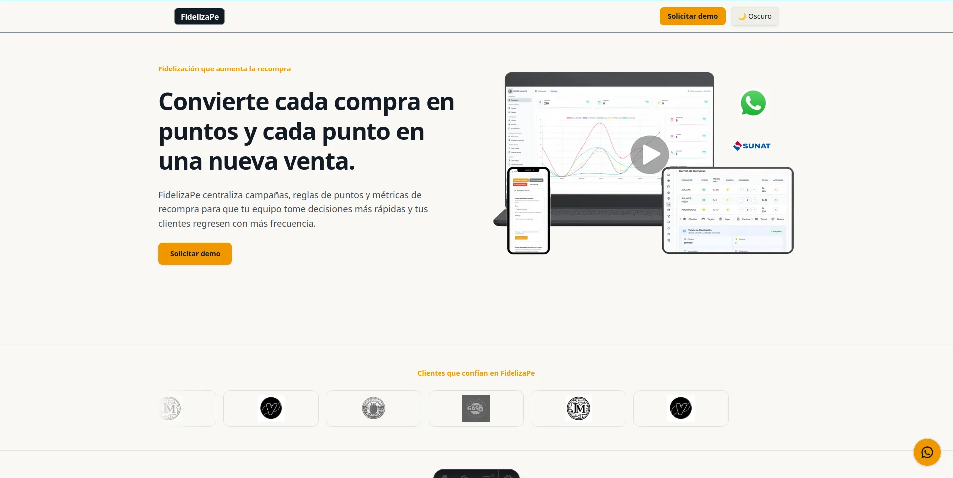 FidelizaPe - Sistema de Fidelización de Clientes