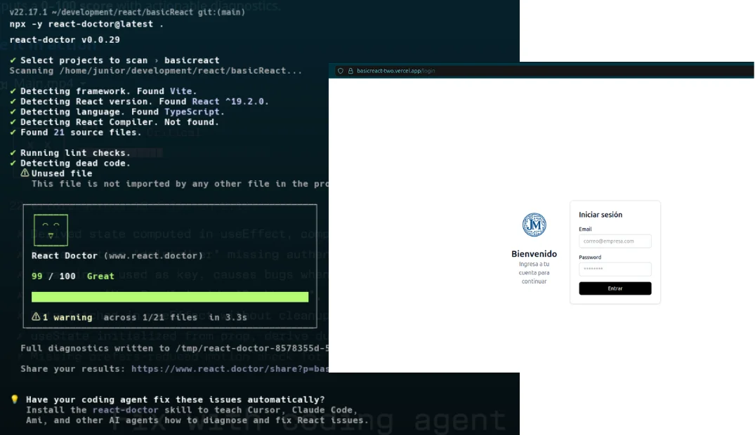 PROYECTO REACT + TYPESCRIPT